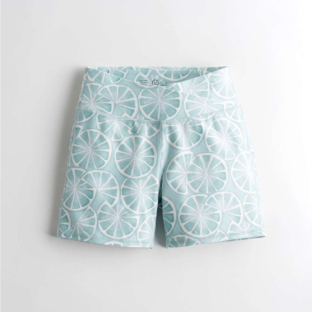 Hollister Gilly Hicks Green Lemon Shorts - Small